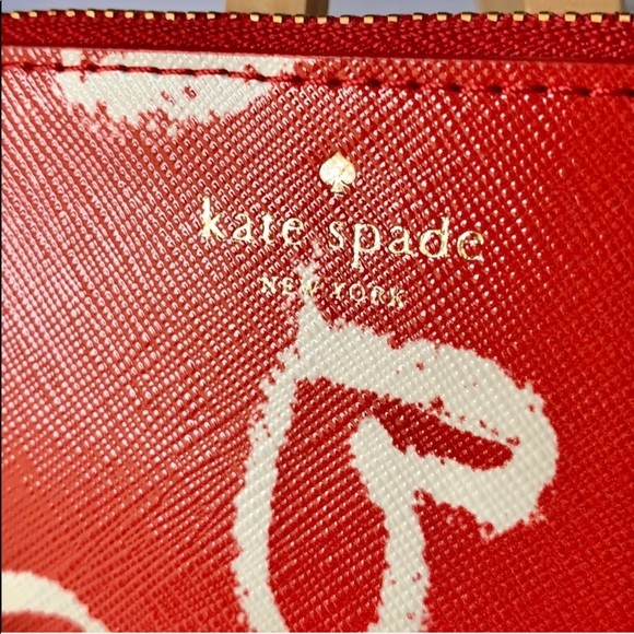 KATE SPADE BITSY LIPSTICK HEARTS WALLET BNWT - Picture 4 of 8